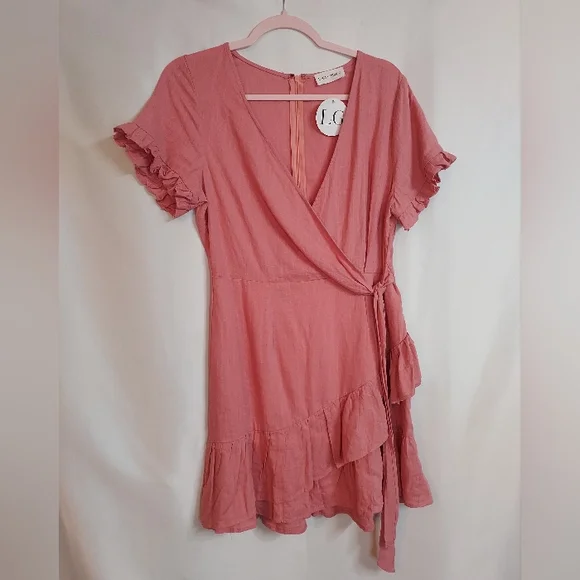 Luce + Grae | Dresses | Luca Grae Rose Colored Linen Blend Fairy Dress Size L | Poshmark Luce + Grae | Dresses | Luca Grae Rose Colored Linen Blend Fairy Dress Size L | Poshmark